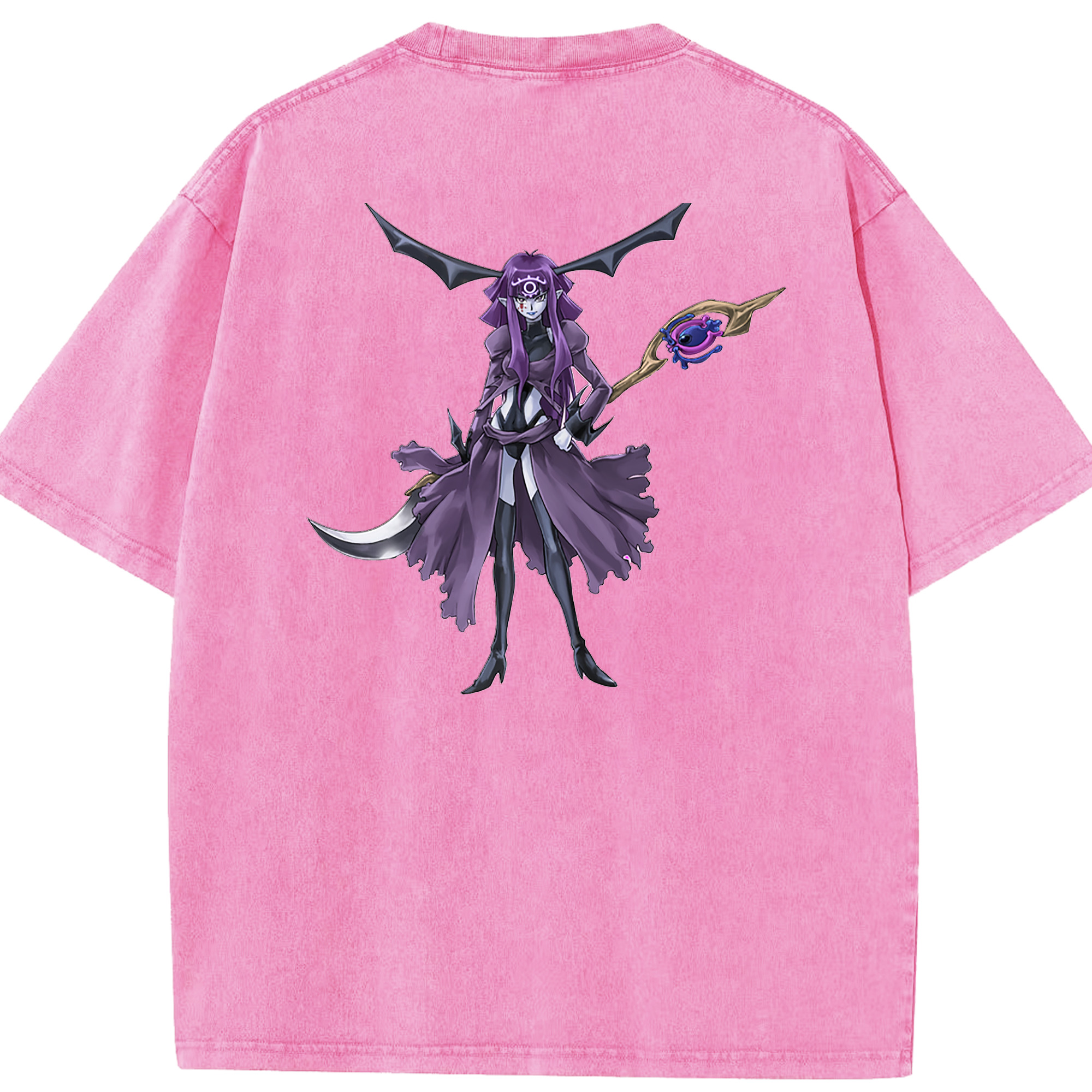 （画像用） 遊☆戯☆王 Yu-Gi-Oh! 綿100% ヴィンテージ風 半袖Tシャツ（背面プリント）
